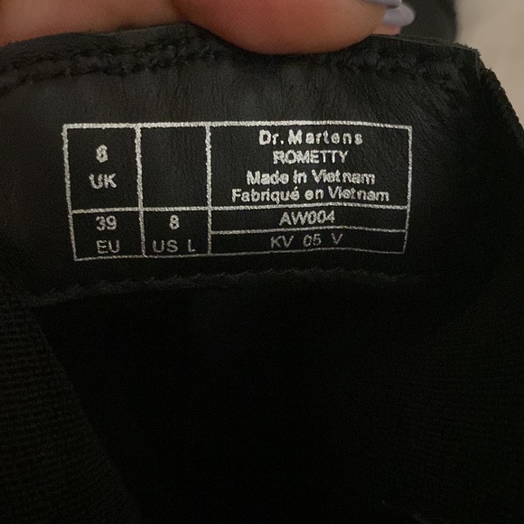 Dr. Martens Rometty BLACK BURNISHED WYOMING BOOT / 23917001 - Picture 12 of 15